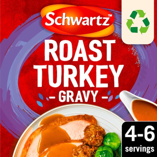 Schwartz Classic Roast Turkey Gravy Mix 25G Tesco Groceries