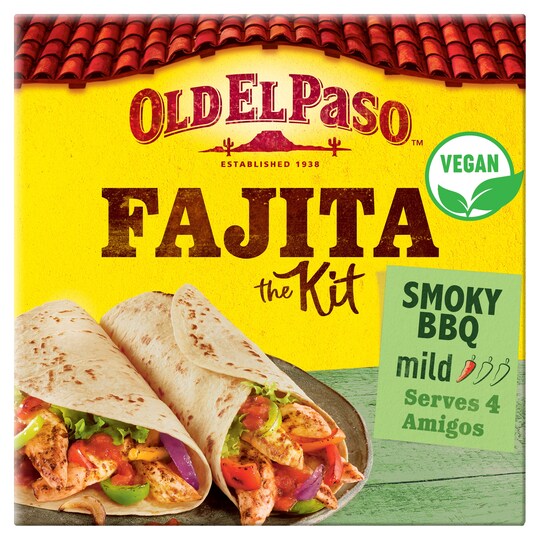 Old El Paso Smoky Bbq Fajita Dinner Kit 500G Tesco Groceries