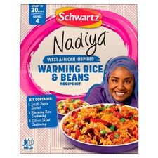 Schwartz Nadiya Warming Rice and Beans Recipe Kit 100g