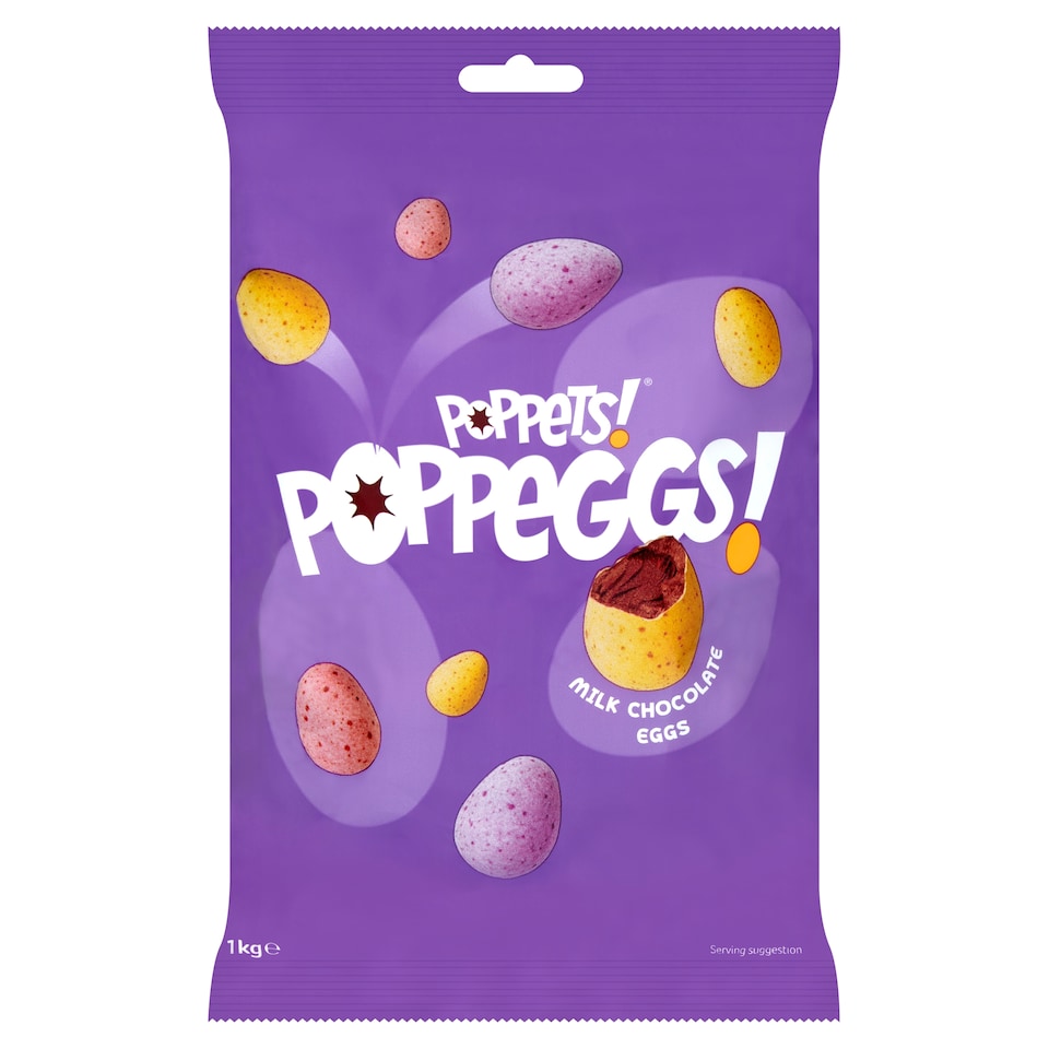Poppets Poppeggs Milk Chocolate 1Kg