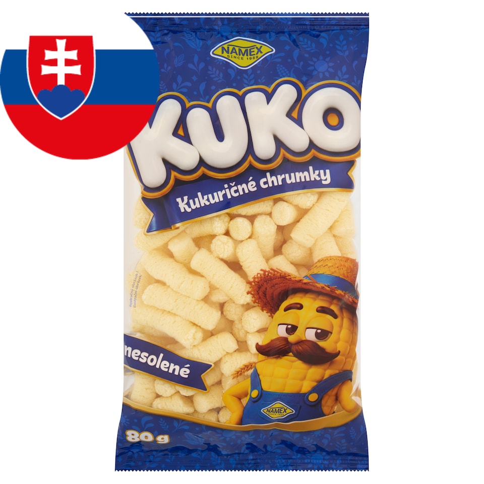 obrázok 1 z KUKO kukuričné chrumky nesolené 80 g