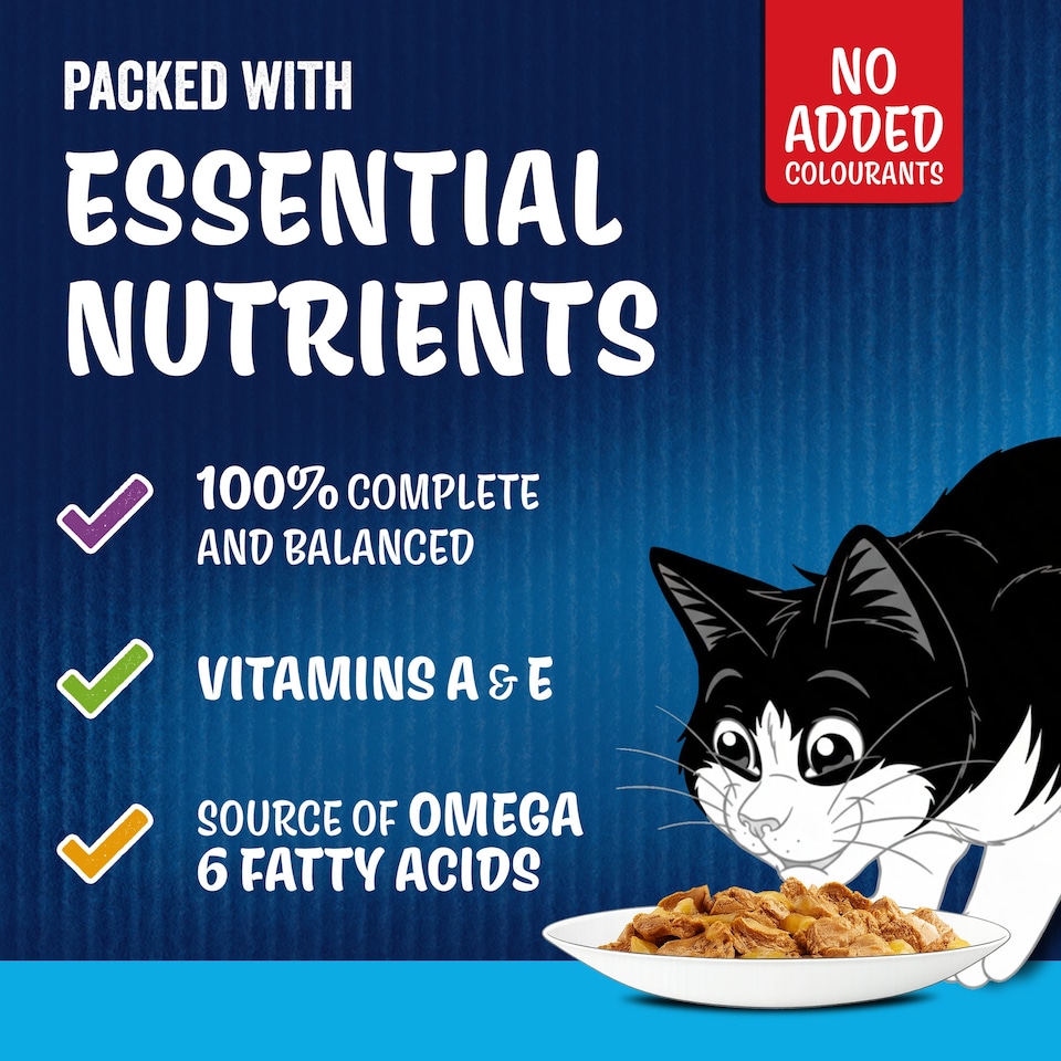 image 1 of Felix As Good As it Looks Senior 7+ Fish in Jelly Wet Cat Food 12x85g