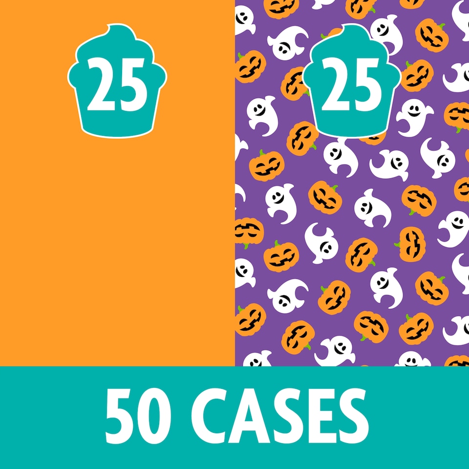 image 1 of Dr. Oetker Halloween Baking Cases x50 