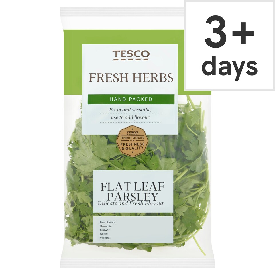 Tesco Fresh Herbs Flat Leaf 80G