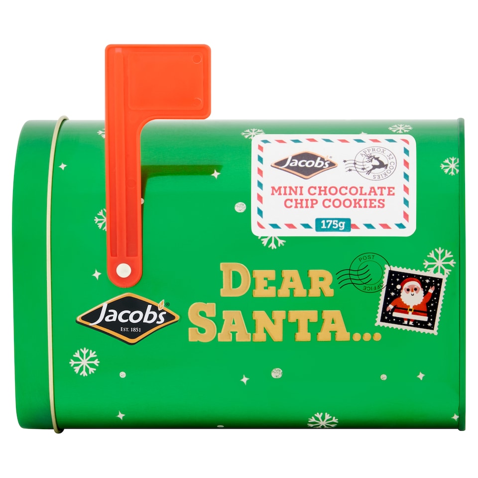 Jacob's Dear Santa Tin 175g