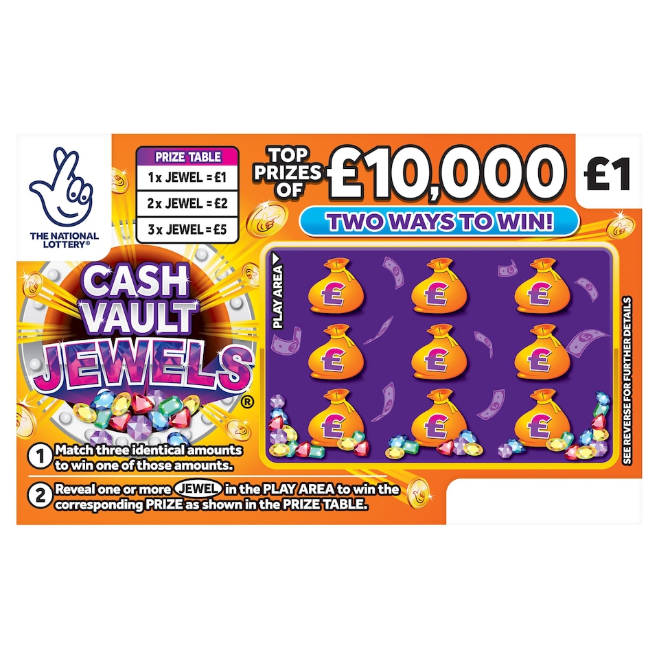 CASH VAULT JEWELS Scratchcard
