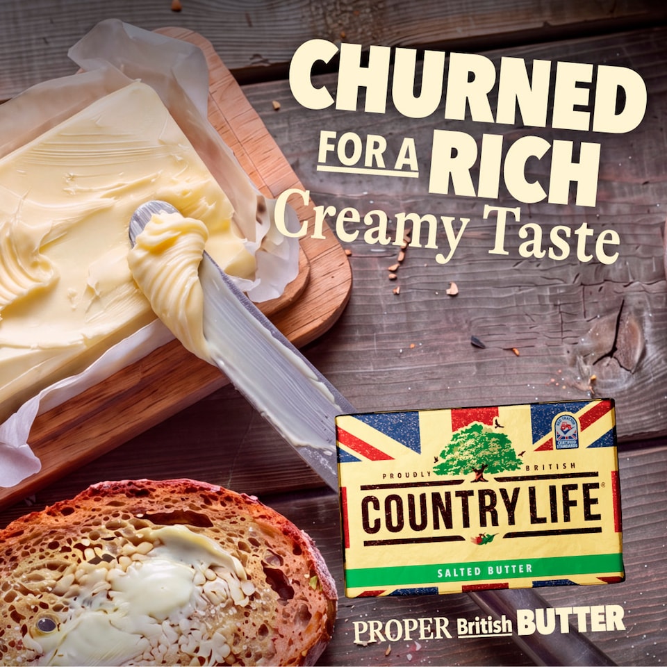image 1 of Country Life British Salted Block Butter 200g