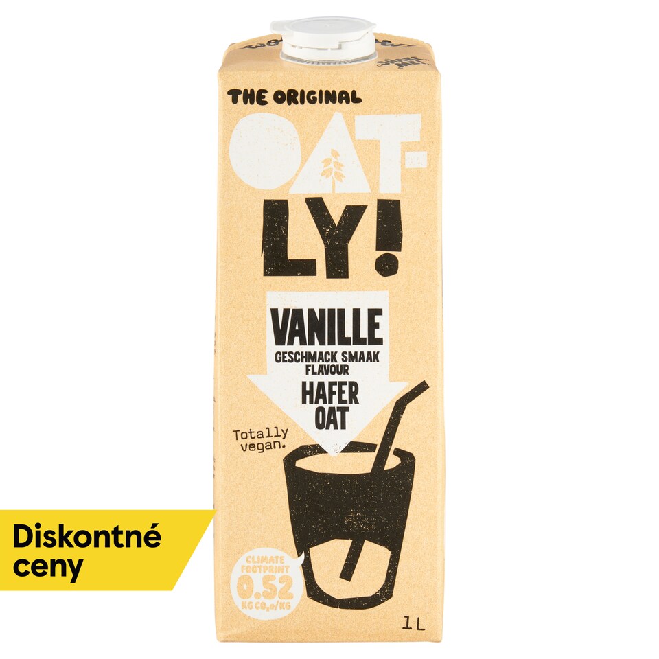 obrázok 1 z Oatly! Ovsený nápoj s vanilkovou príchuťou 1 l