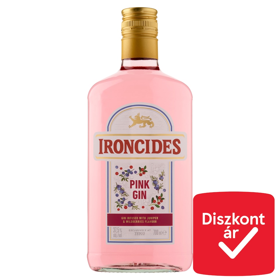 Ironcides Pink Gin 37,5% 700 ml