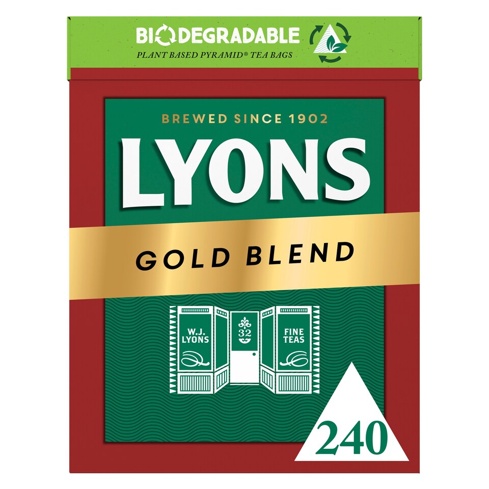 image 1 of Lyons Gold Label Tea Bags 240 Pack 696G