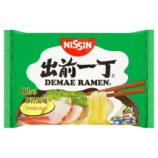 Nissin Demae Ramen Tonkotsu Noodles 100G Tesco Groceries