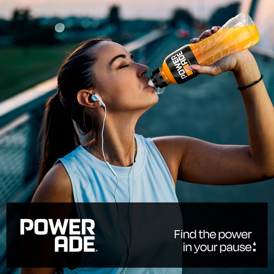 image 1 of Powerade Golden Mango Isotonic Sports Drink 4x500ml