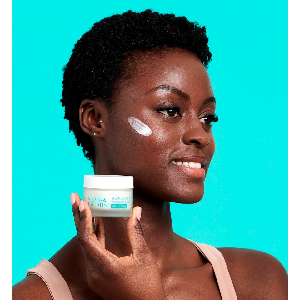 image 1 of Super Facialist Vegan Collagen Overnight Resync Night Cream 50ml