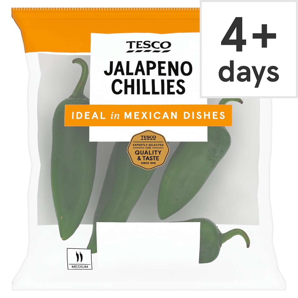 Tesco Jalapenos Chillies 80g