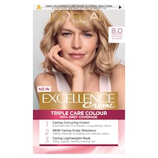 L'Oreal Paris Excellence Creme Permanent Hair Dye - 8 Natural Blonde