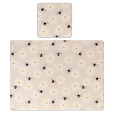 Tesco Daisy Placemat & Coaster 8Pk