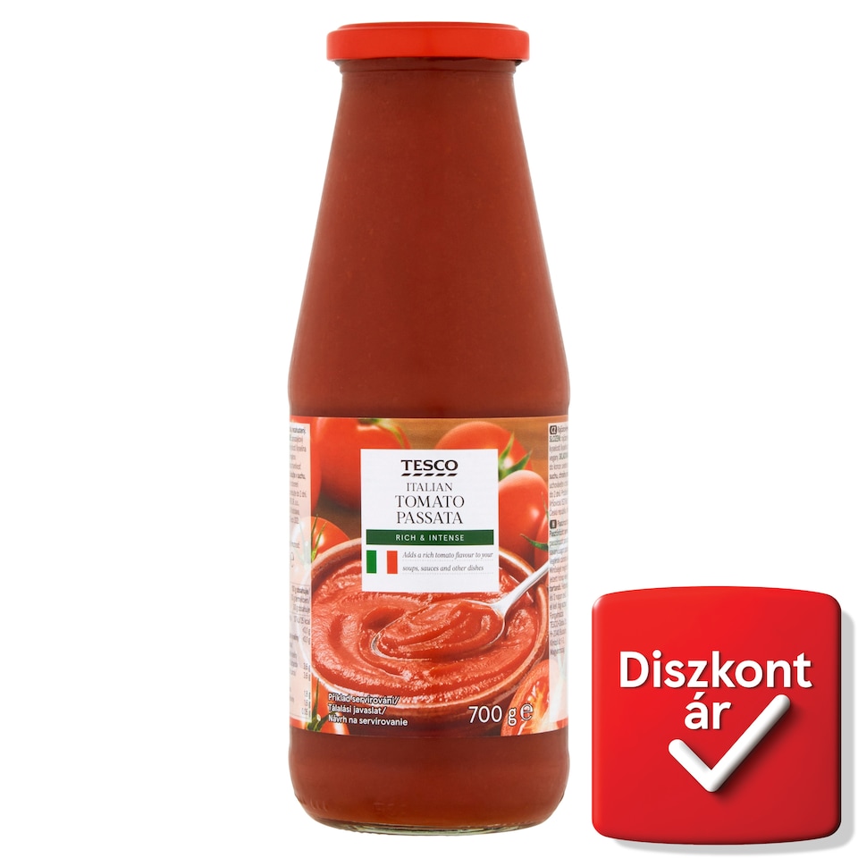 Tesco passzírozott paradicsom 700 g