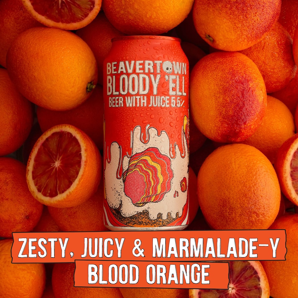 image 1 of Beavertown Bloody 'Ell Blood Orange IPA 440ml