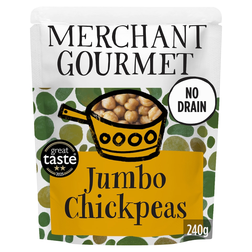 image 1 of Merchant Gourmet Jumbo Chickpeas 240g