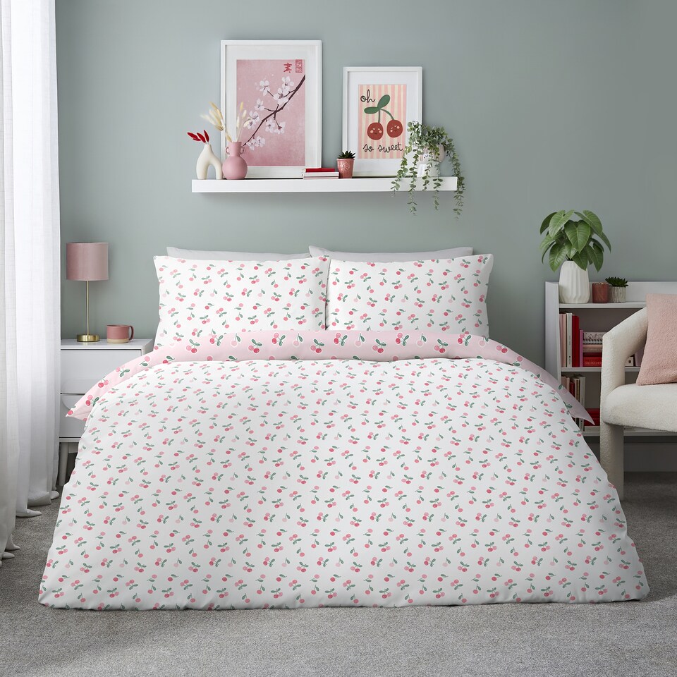 image 1 of Silentnight Cherries Duvet Set Double
