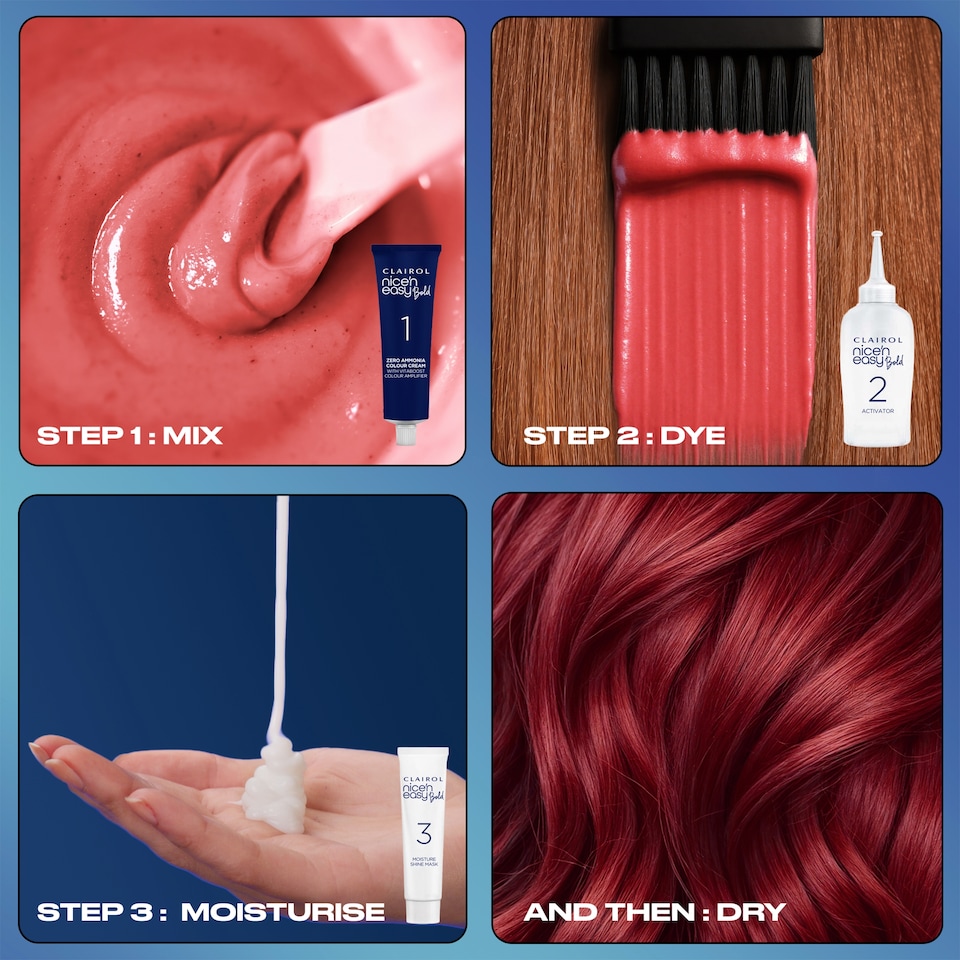 image 1 of CLAIROL NICE'N EASY BOLD PERMANENT HAIR DYE - 6.64 PURPLE BERRY