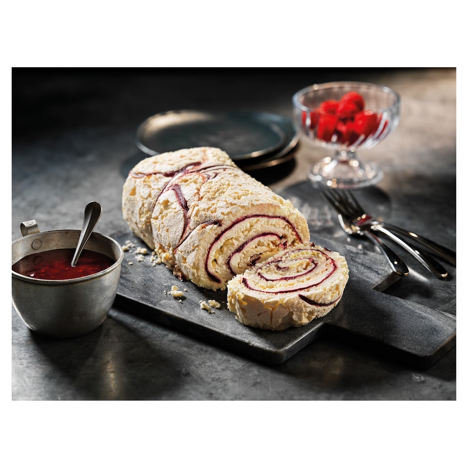 image 1 of Tesco Finest Berry & Chantilly Roulade 420g