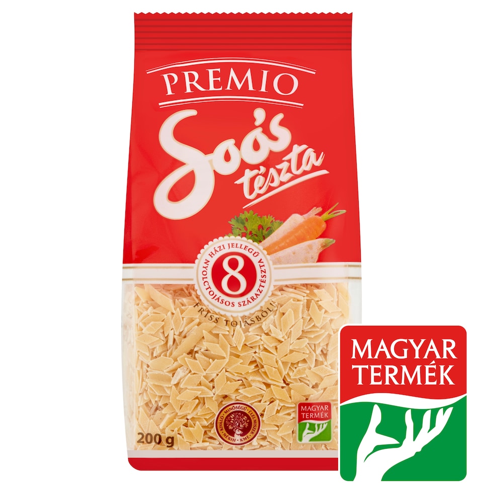 Soós Premio zab házi jellegű nyolctojásos száraztészta 200 g