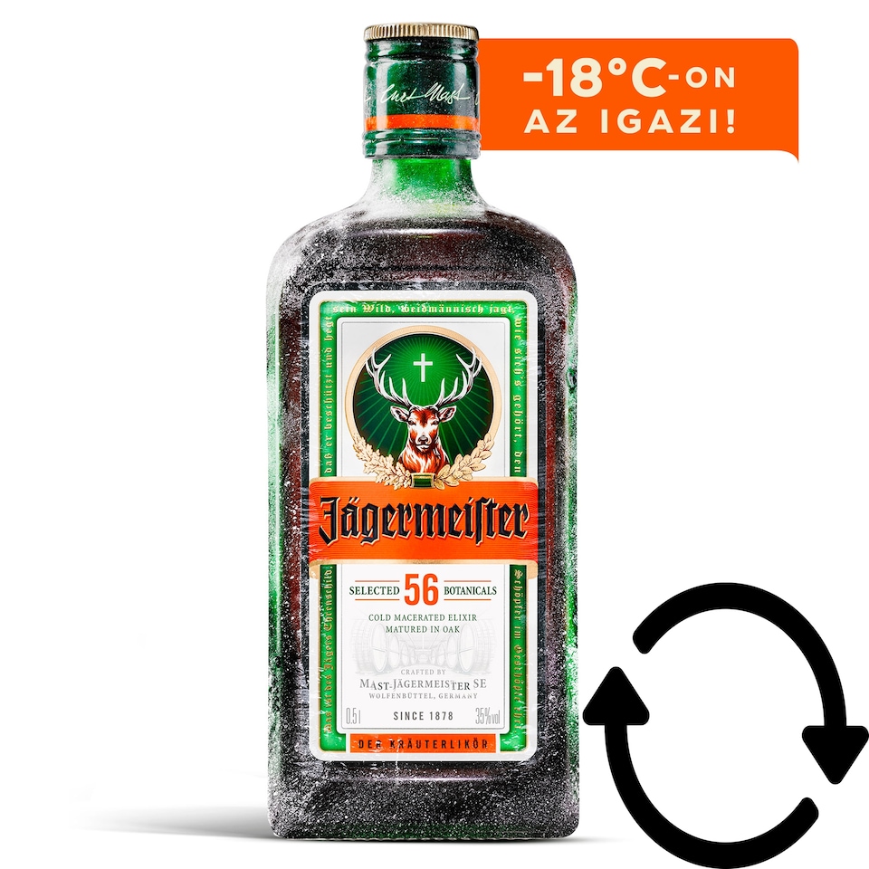 Jägermeister gyógynövénylikőr 35% 500 ml  1. kép