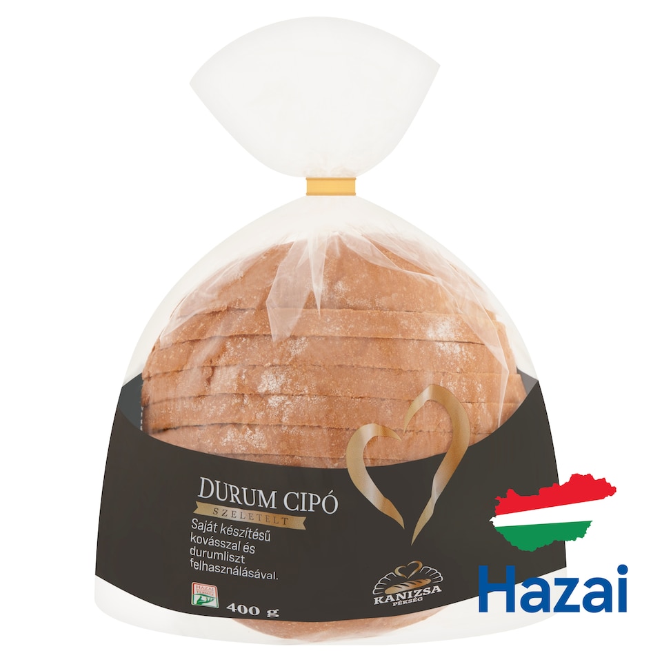 Kanizsa Pékség Durum Sliced Loaf 400 g