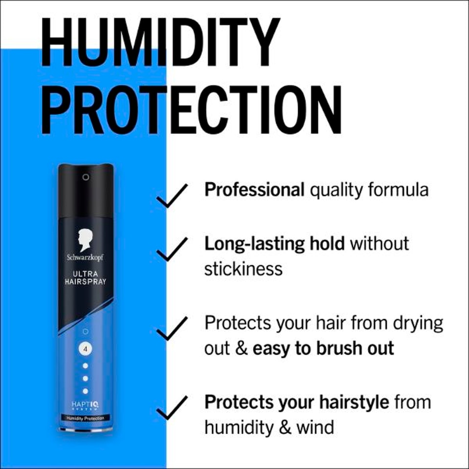 image 1 of Schwarzkopf Ultra Hairspray Humidity Protection 250ml
