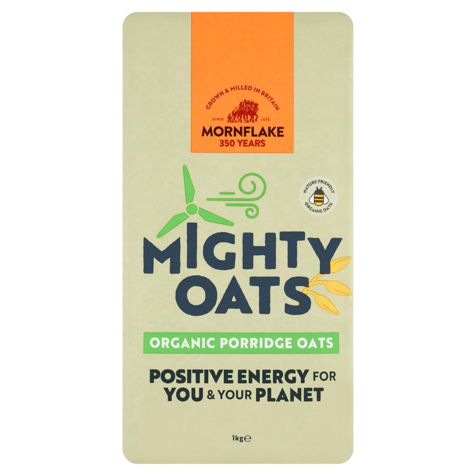 Mornflake Organic Porridge Oats 1Kg