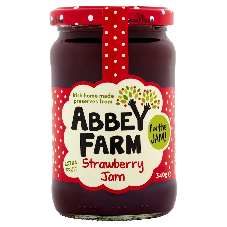 Abbey Farm Strawberry Jam 340G