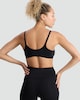 image 3 of F&F Contour Zip Front Bra in Black