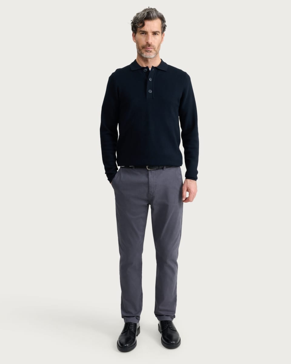 image 1 of F&F FREEF!T® Slim Leg Chino Trousers in Grey