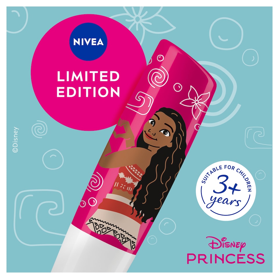 image 1 of NIVEA Disney Moana Watermelon Sorbet Lip Balm 4.8g