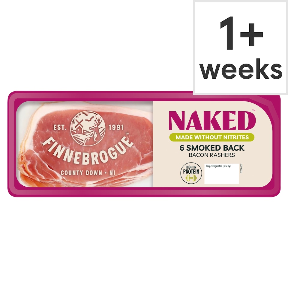 Finne Brogue Naked Smoked Back Bacon 200G