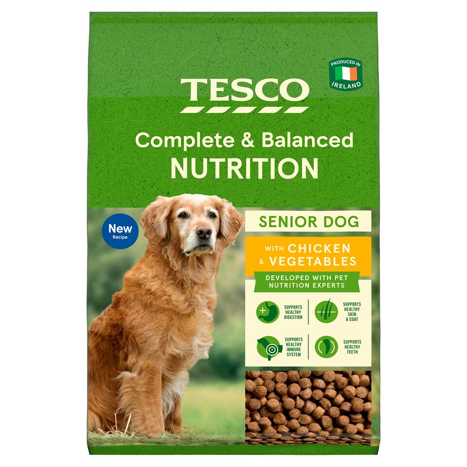 Tesco Nutrition Chicken And Vegetable Senior Dog Food 3Kg