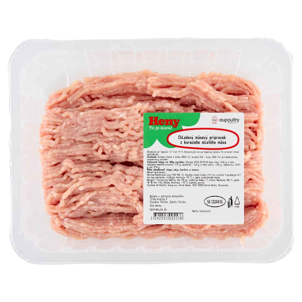 image 1 of Heny Chilled Meat Preparation Made from Minced Chicken