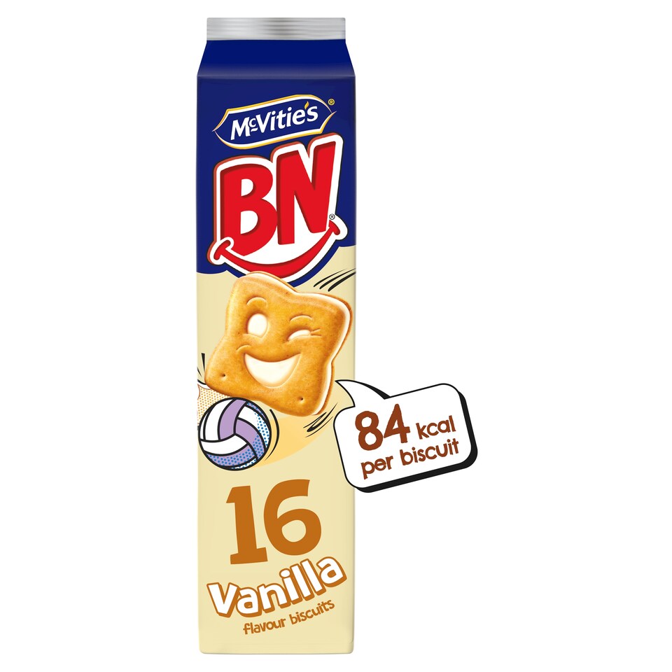 Mcvitie's Bn. 16 Vanilla Flavour Biscuits 285G