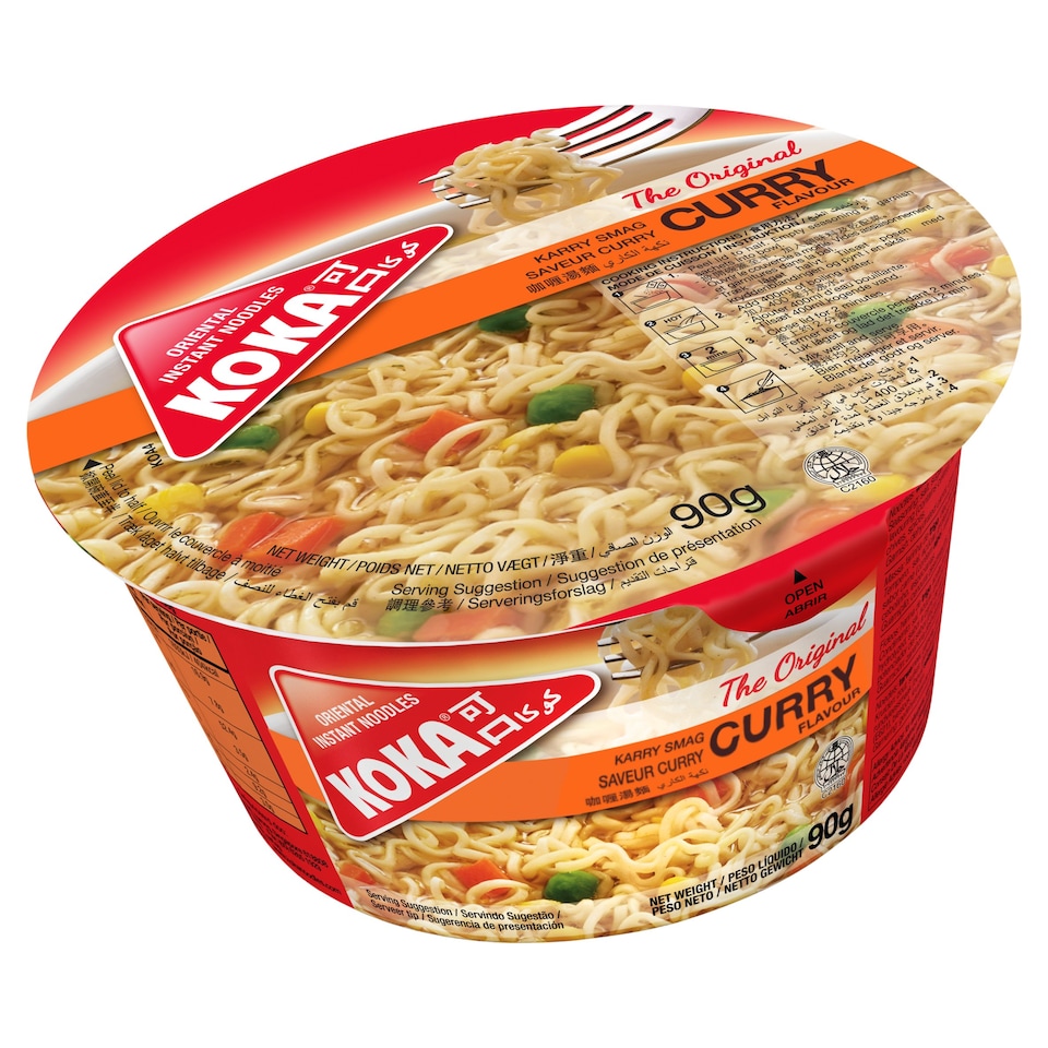 Koka The Original Curry Flavour Instant Noodles 90g