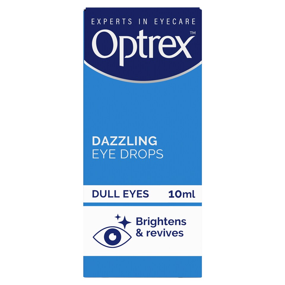 image 1 of Optrex Dazzling Eye Drops For Dull Eyes 10ml