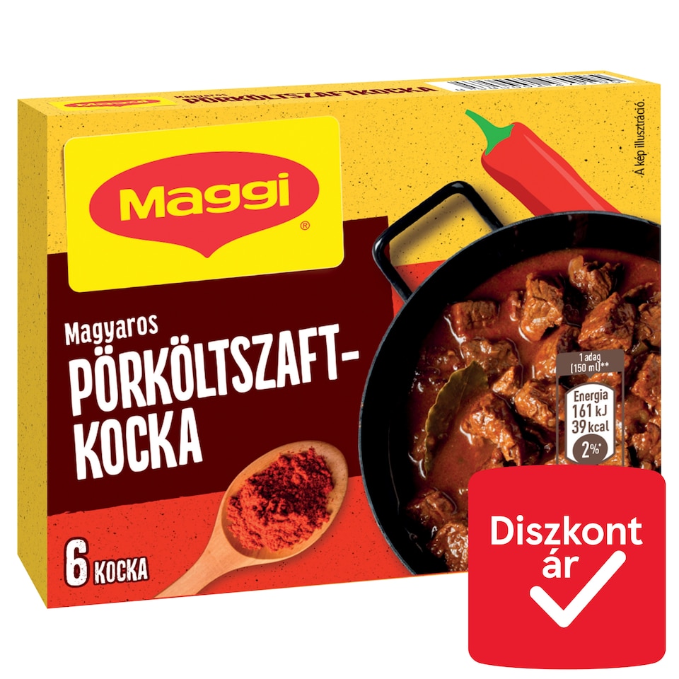 Maggi magyaros pörköltszaftkocka 6 x 10 g (60 g)