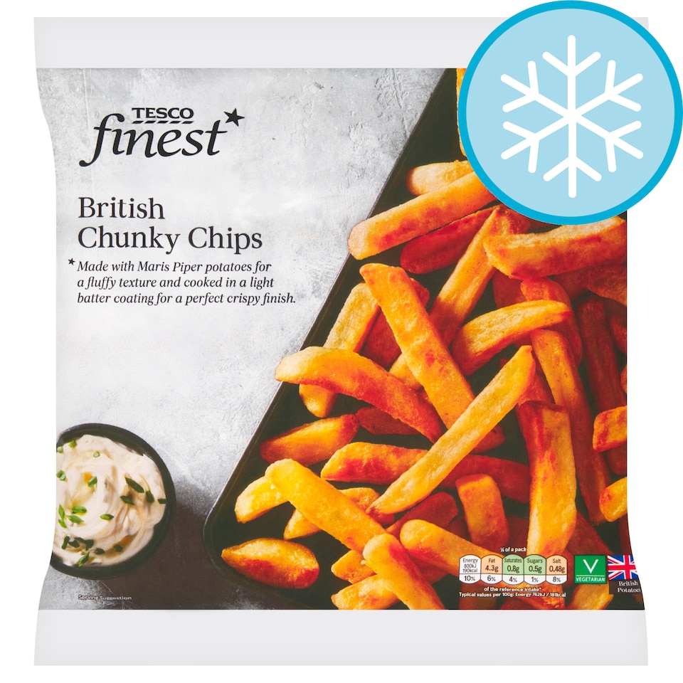 Tesco Finest British Chunky Chips 600g