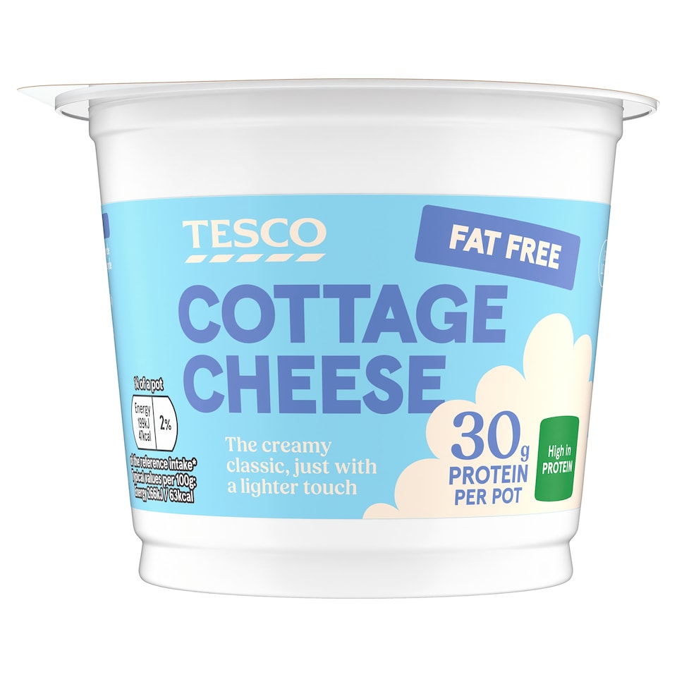 Tesco Fat Free Cottage Cheese 300G