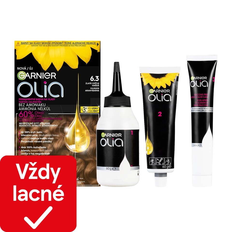 Garnier Olia permanentná farba na vlasy 9 .0 Svetlá blond, 60 +60 +54 ml