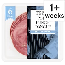 Tesco British Pork Lunch Tongue Slices 120g