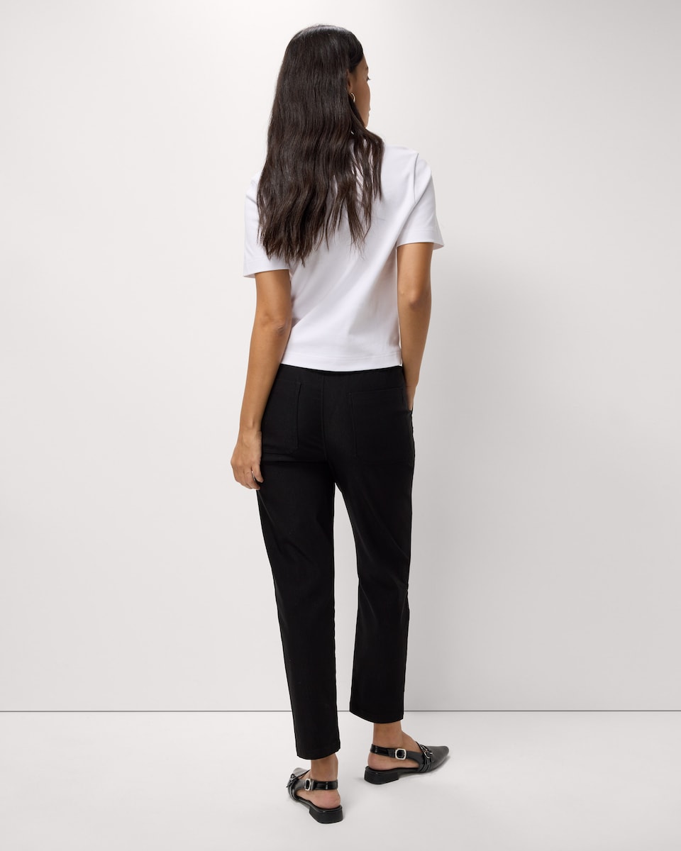 image 1 of F&F Drawstring Trousers in Black