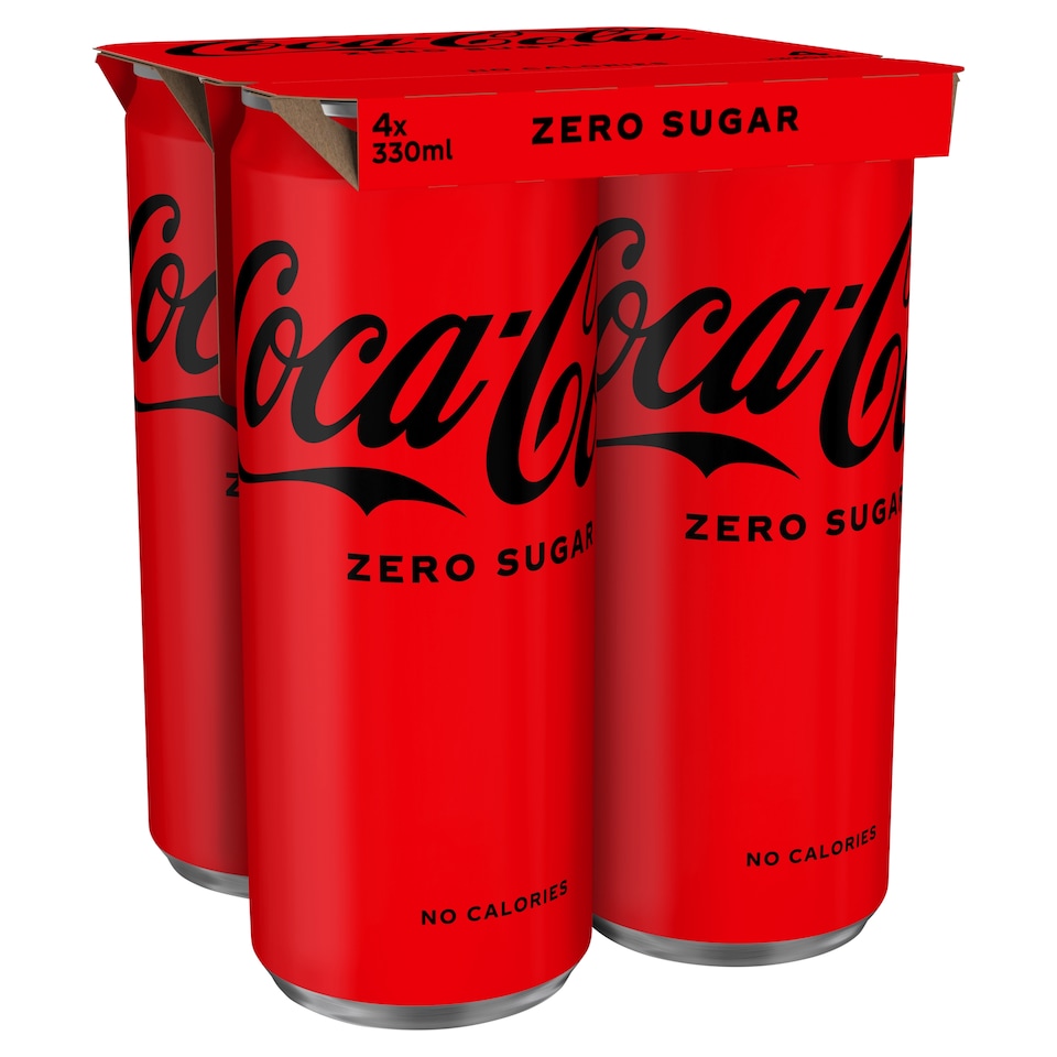 Coca Cola Zero 4X330ml Can