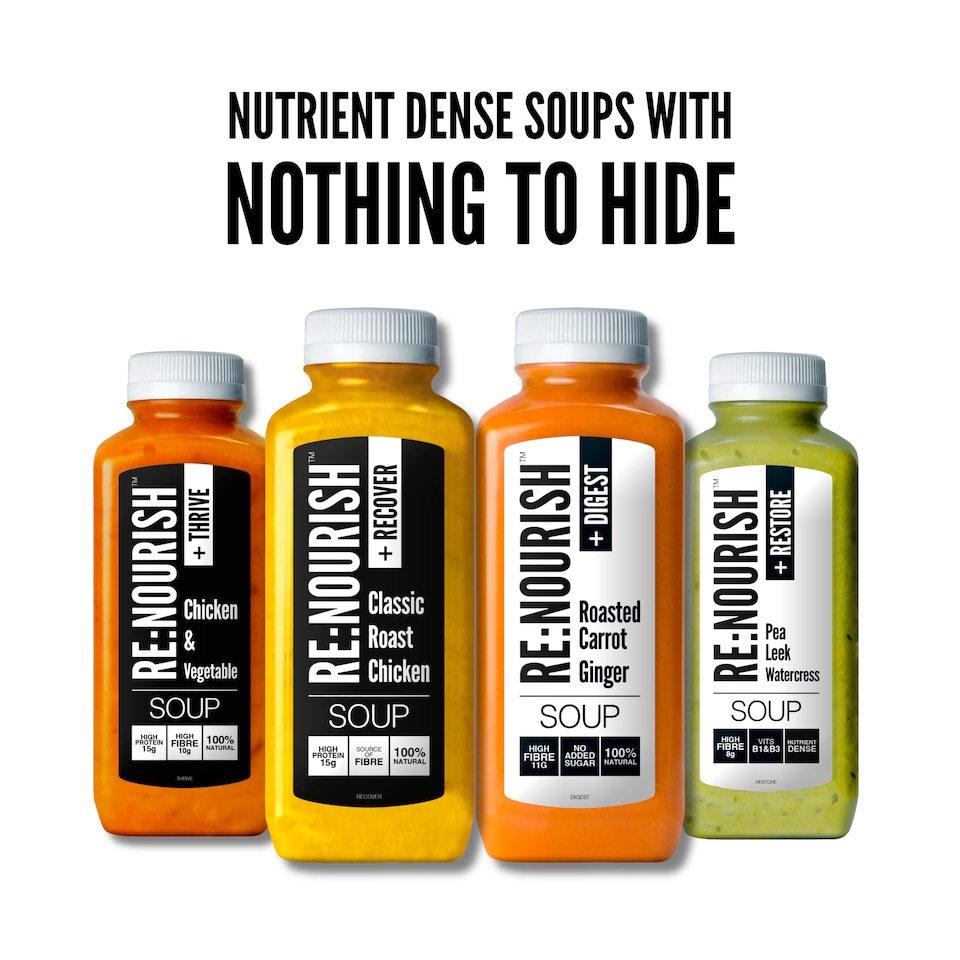 image 1 of RENOURISH RESTORE Pea, Leek and Watercress Soup 500g