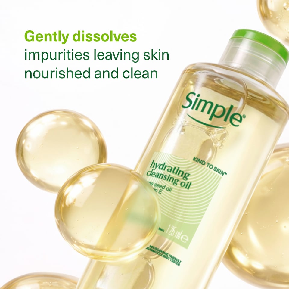 image 1 of Simple Kind to Skin Hydrating Cleansing Oil 125ml